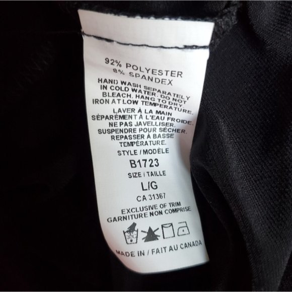 LORI M Collection Rhinestone Mock Neck Peep Hole V Neck Dress- Large- NWOT - Picture 4 of 14